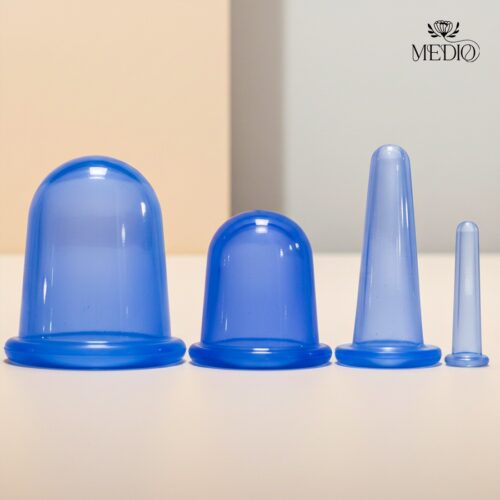 Silicone Cupping Therapy Set (4 Pcs) | Face Lifting & Body Contour System