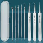 Professional 8-Piece Blackhead & Blemish Extractor Kit | Stainless Steel Skincare Set