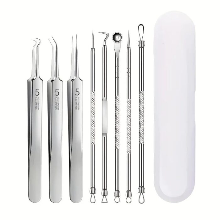 Stainless Steel ( 8Pcs ) | طقم أدوات إزالة الرؤوس السوداء