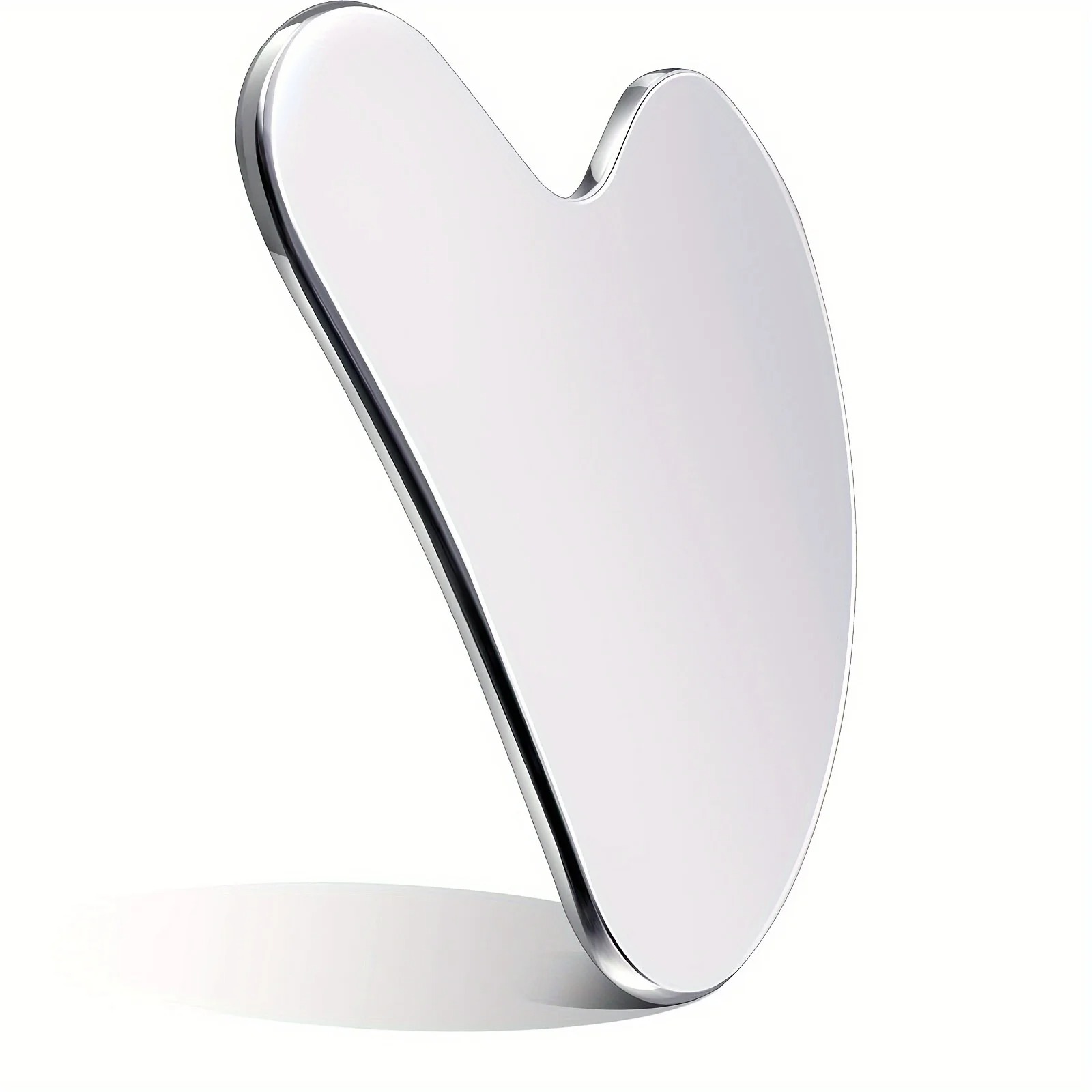 main-image-2 أداة جواشا معدنية لنحت الوجه (فولاذ مقاوم للصدأ) - Stainless Steel Gua Sha - Image 1