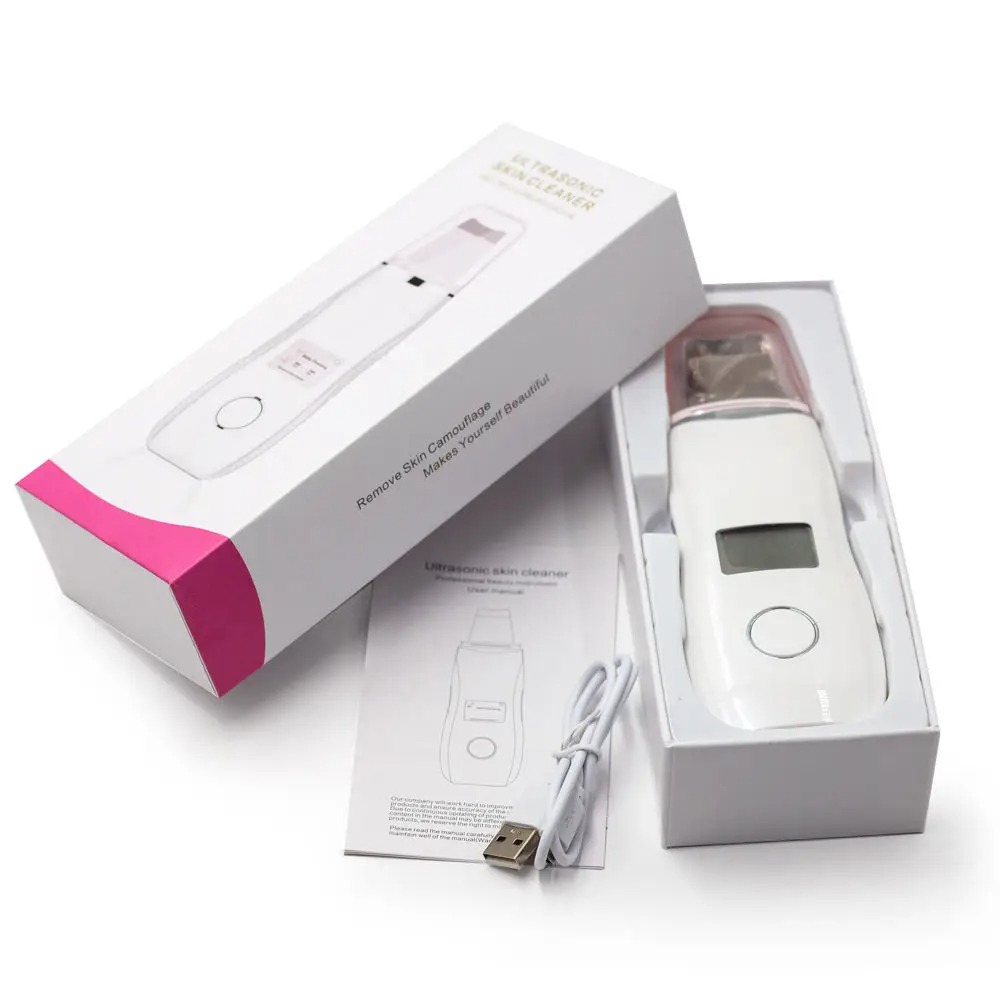 الصورة الرئيسية-6 Ultrasonic skin scrubber - جهاز تنظيف البشرة بالموجات فوق الصوتية - الصورة 1