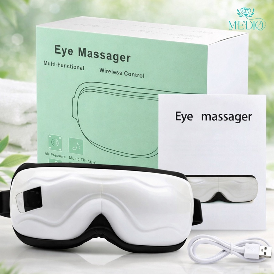 MediQ Smart Eye Massager (6D) | Heat & Compression Therapy Mask MediQ Smart Eye Massager (6D) | Heat & Compression Therapy Mask