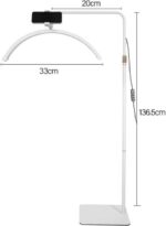 مصباح القمر الاحترافي HD-M8X LED Moon Light – إضاءة نصف دائرية - Image 3