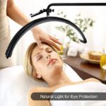 مصباح القمر الاحترافي HD-M8X LED Moon Light – إضاءة نصف دائرية - Image 8